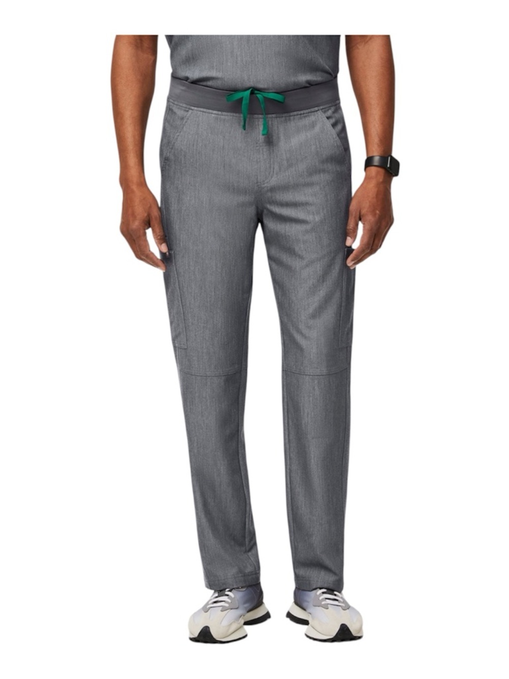 AXIN Graphite Fixed Waist Pants Size XXL High Rise Straight Leg 7 Pocket Cargo